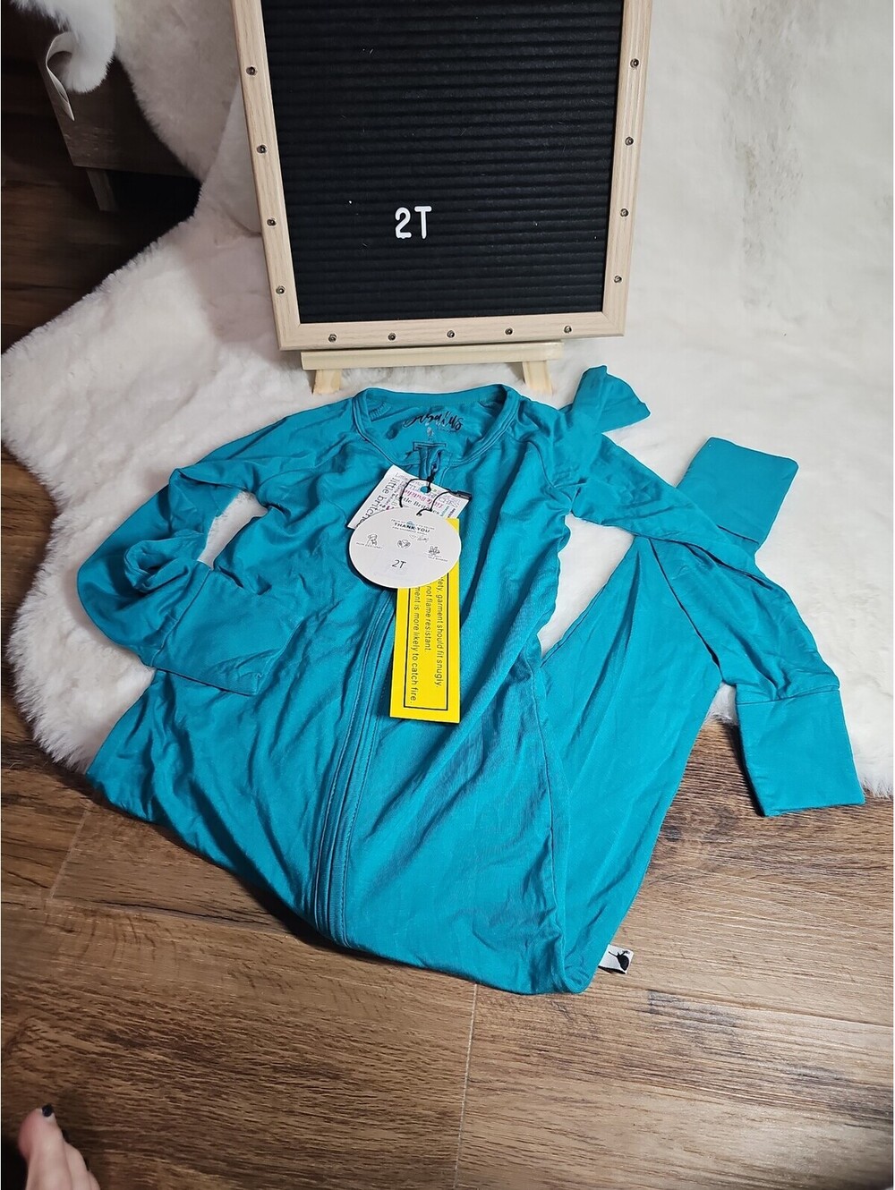 2T Teal zippy NWT